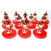 Subbuteo Andrew Table Soccer AC Milan 1995-96 on classic Hasbro Bases